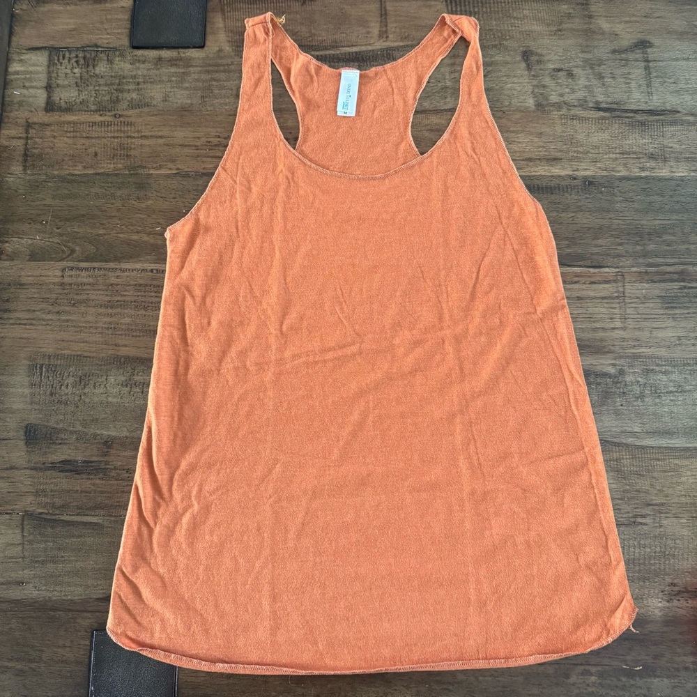 NWOT Over the Limit Orange Racerback Tank‎ Top M - Picture 13 of 14